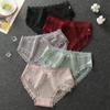 Sexy Women Girls Underwear Briefs Soft Lingerie Pantys Women Mesh Lace Panties Femme Intimates Underwear Knickers
