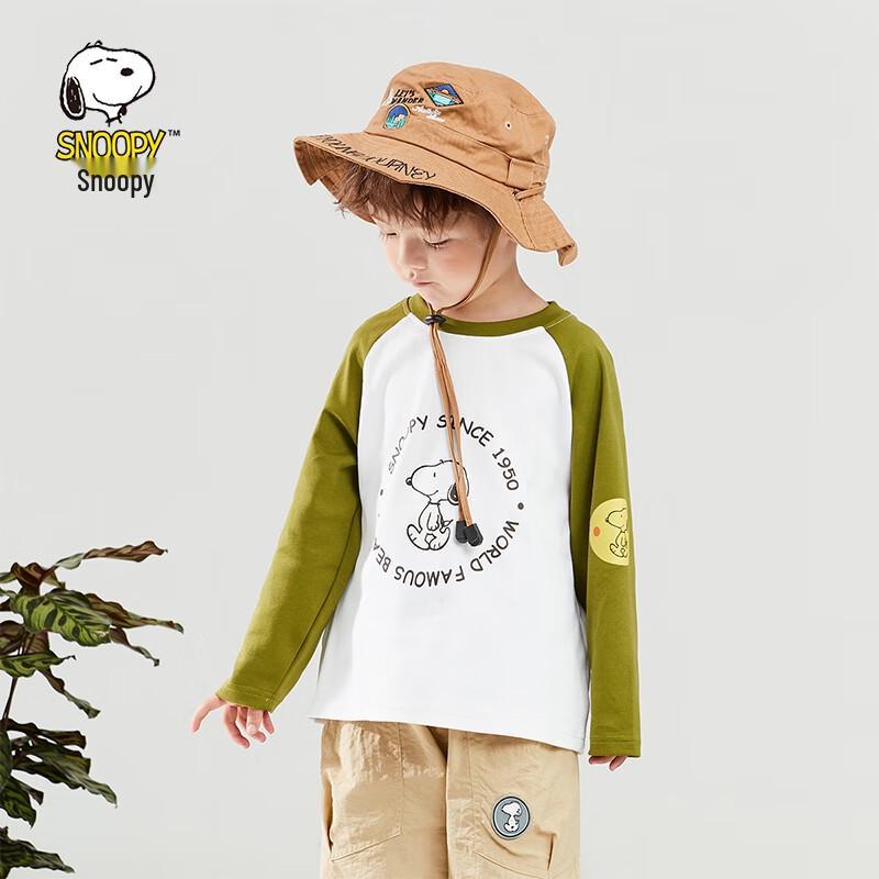 SNOOPY Детская футболка с длинным рукавом