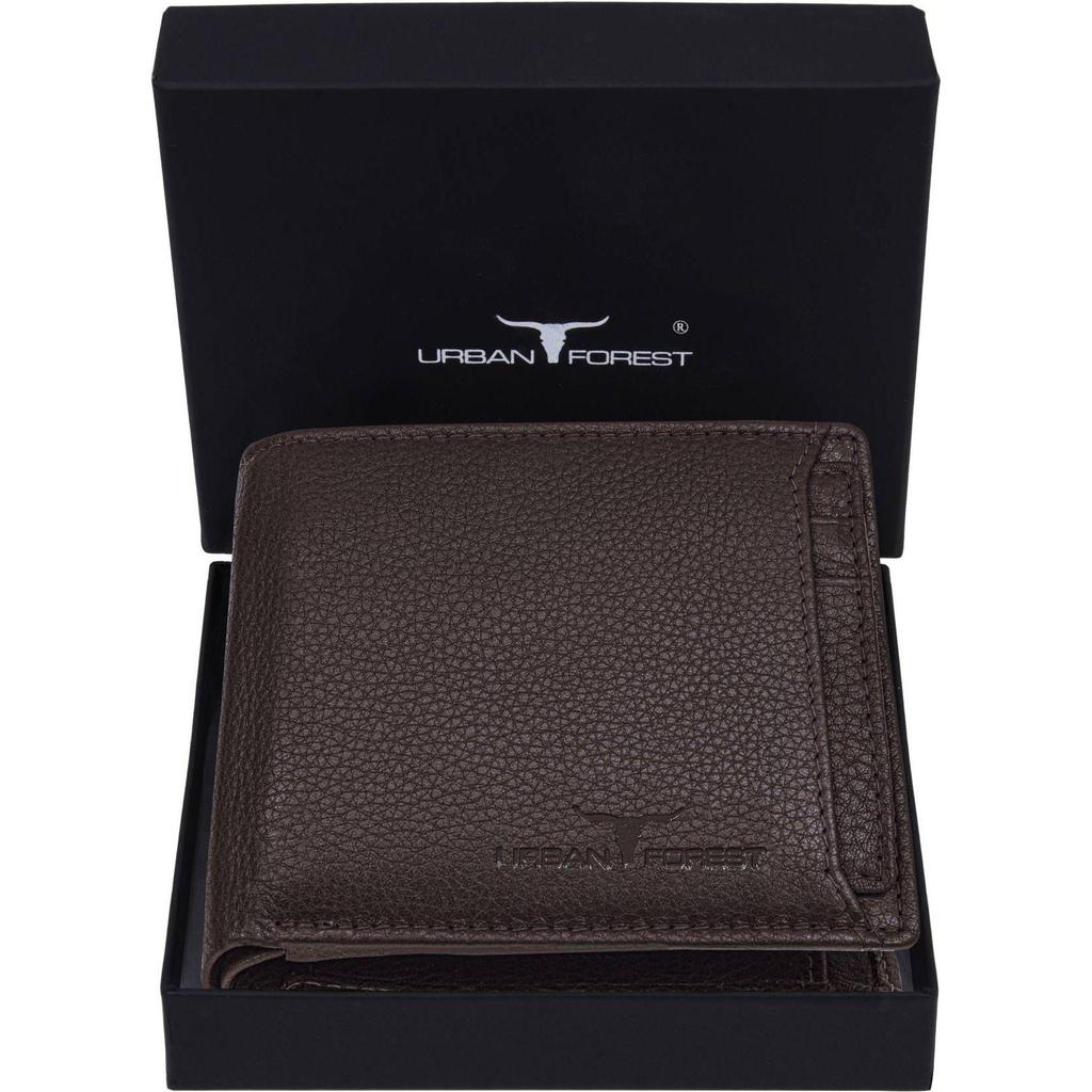 New Men Casual Genuine Leather RFID Wallet - Regular Size (6 Card Slots)