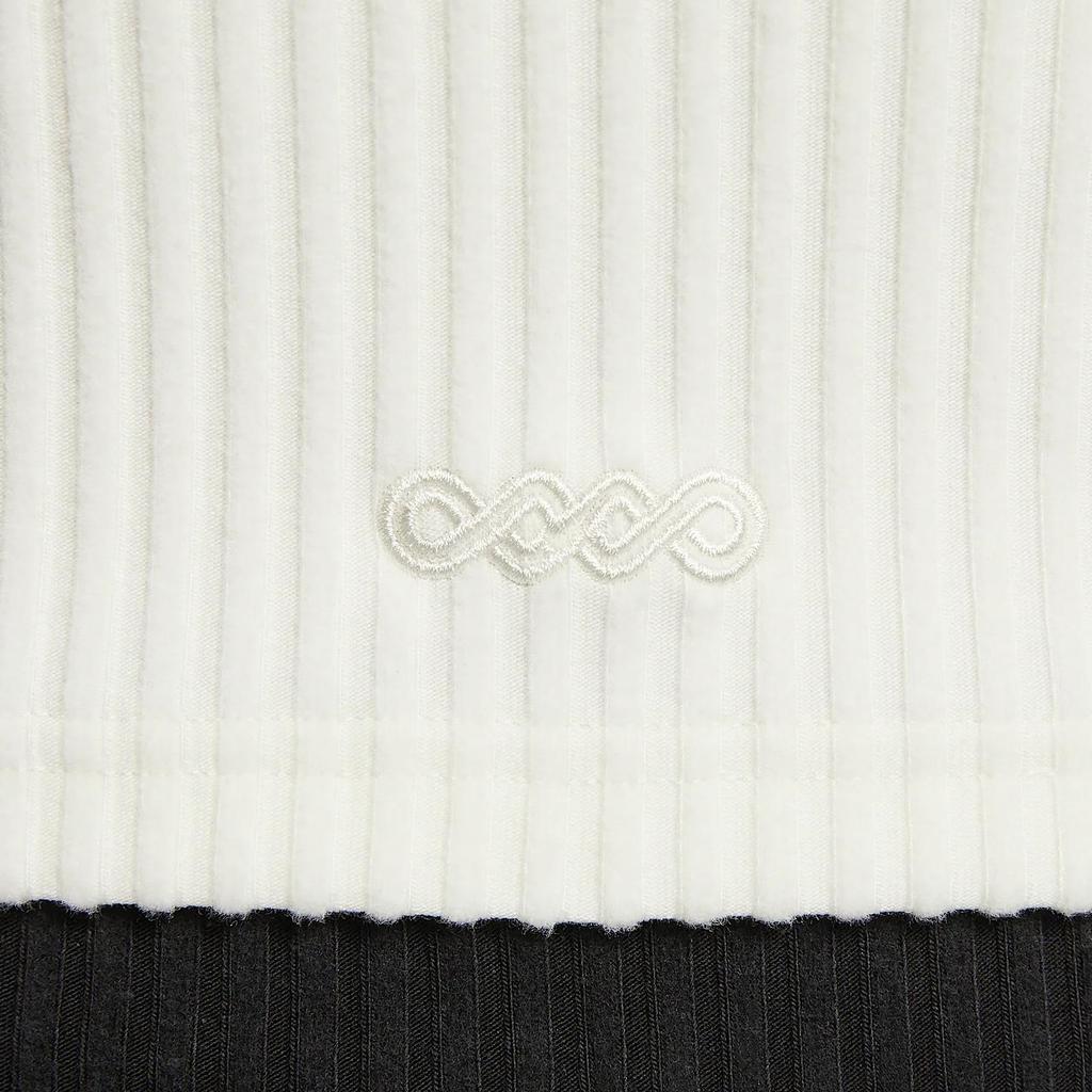 Nike Спортивная одежда Chill Rib Snake Welcome Series Облегающий укороченный топ на молнии Женские топы Парусник HV8459133