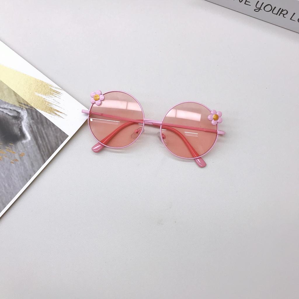 Детские солнцезащитные очки модные вечерние вечерние милые для девочек и мальчиков цветы солнцезащитные очки с защитой от ультрафиолета