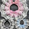 Pet Bib Eye-catching Adjustable Cotton Fade-resistant Decorative Pet Saliva Neckerchief for Outdoor