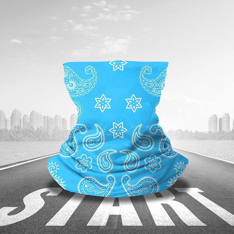 Мужская летняя бандана на шею, шарф с защитой от ультрафиолета, солнцезащитная маска с принтом, велосипедный спорт на открытом воздухе