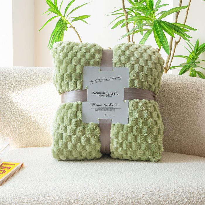 Тяжелое золотисто-черепаховое бархатное одеяло 2025