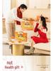 Three Squirrels Orange Dried Fruit & Nut Gift Box (1250g) - Perfect Snack Pack for Pregnant Women