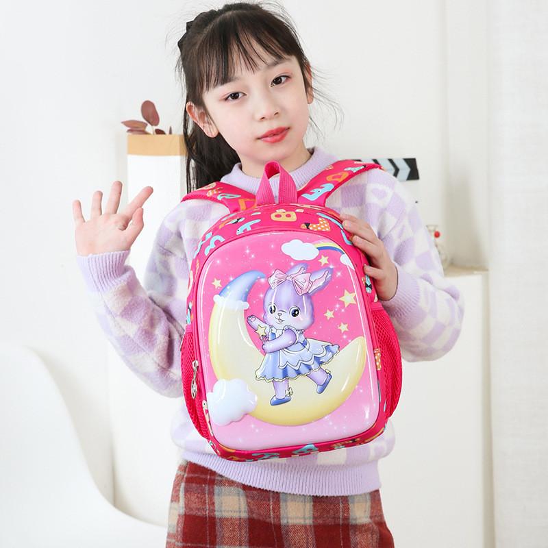 Charming Cartoon Oxford Cloth Lightweight Kids Backpack For Boys And Girls