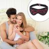 Кружевная BDSM повязка на глаза с регулируемым ремешком Красная Черная Маска для глаз для сенсорной депривации Мягкая внутренняя подкладка Интимный аксессуар для пар Ролевые игры