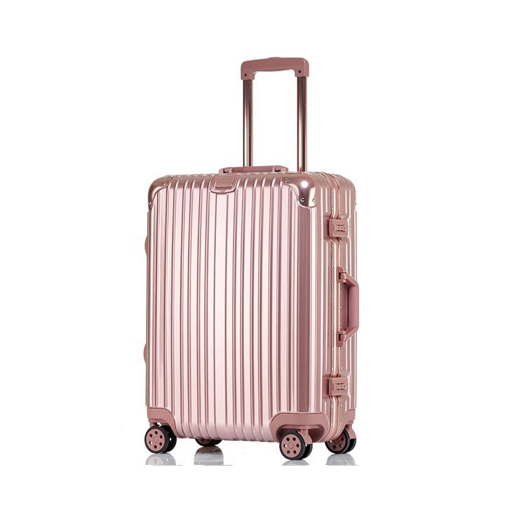 Ultralight Aluminum Frame Trolley: 20-Inch Carry-On & 24/26/29-Inch Large Capacity Travel Suitcases