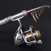 Катушка для удочки Combo Carbon Fibre Telescopic Fishing Rod Spinning Reels