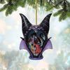 Beautiful Princess And Beast Acrylic Cartoon Christmas Tree Ornament For Parties