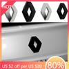For Renault 2026 New Hub Caps Car Styling Front Hood Emblem Rear Trunk Badge Grille Logo Sticker For Renault DACIA Loguna Duster