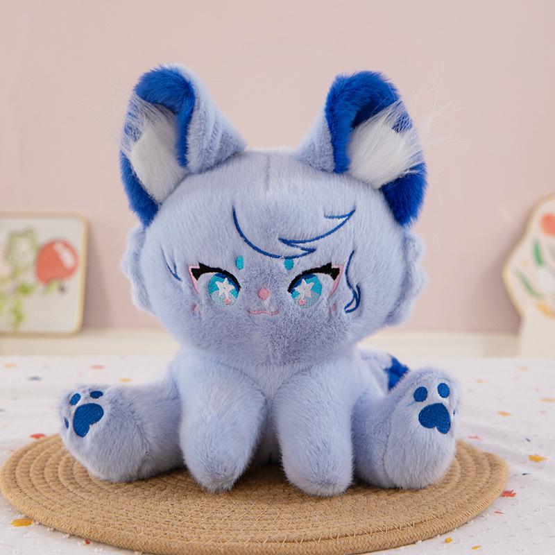 Игровые аксессуарыКукла кошка Манье восьмидюймовая кошка плюшевая игрушка игровая кукла аниме подушка милая кукла