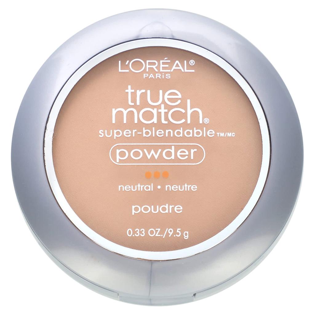 L'Oréal, True Match, Super Blendable Powder, N5 True Beige, 9.5G(0.33Oz)