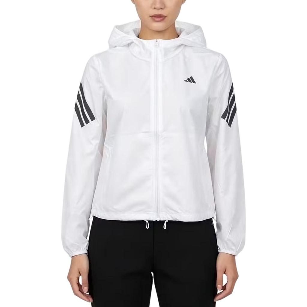 adidas Знаковая женская куртка с капюшоном на молнии с длинным рукавом LC8204