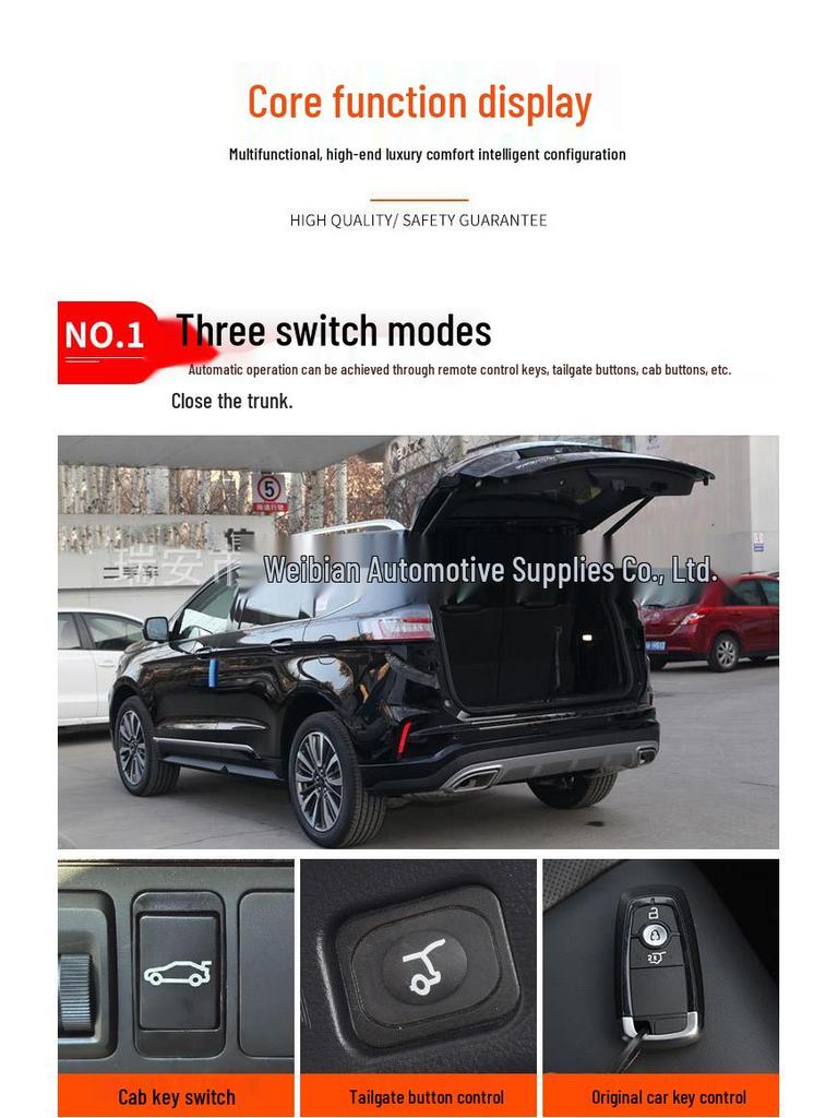 Ford Mondeo Edge EVOS Smart Electric Tailgate One-Kick Remote Control Module