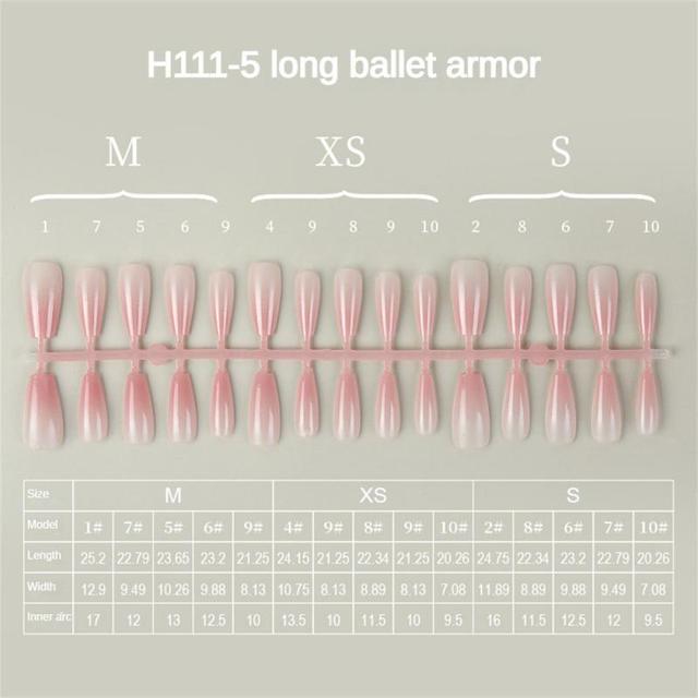 Около 27,5*11 см накладные ногти размазанные доспехи дизайн ногтей готовые накладные ногти розовый акриловый материал 14 стилей фишек для ногтей