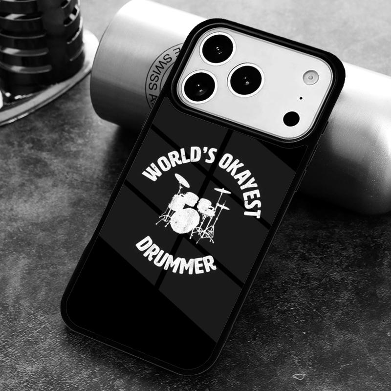 Drum Drummer Music Dj Phone Case For iPhone 17 16 15 14 13 12 11 Pro Max Plus 17Air Soft Silicone Cover