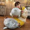 Новая подушка Angry Blob Seal Pubby 3d Novelty Sea Lion Doll Plush Stuffed Toy Baby Sleeping Throw Подушка Подарки Для Детей Девочек