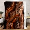 Abstract Wood Grain Pattern Design Blanket Flannel blanket for bedroom, living room, sofa, and nap sofas.