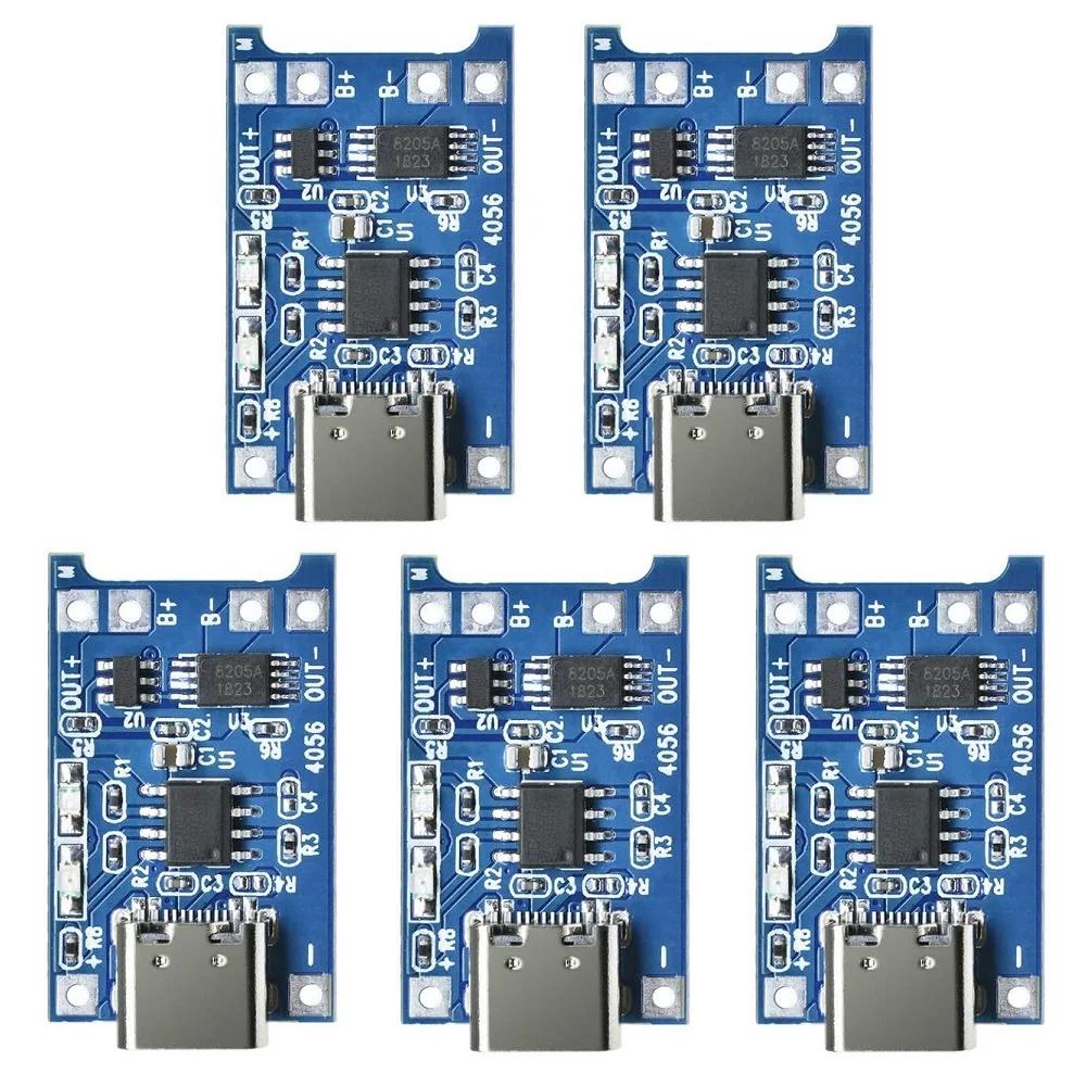 TP4056 5V 1A Type-c USB Плата зарядки литиевых аккумуляторов 18650 Зарядный модуль с защитой Двойные функции