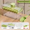 Portable Covered Ice Cube Tray with Lid - Single/Double Layer, Square Mold, Large Capacity Storage Box