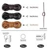 Diy Genuine Leather 5M Cowhide Packaging, Black, Dark Coffee, Medium Coffee, Cowhide Original