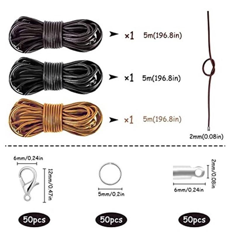 Diy Genuine Leather 5M Cowhide Packaging, Black, Dark Coffee, Medium Coffee, Cowhide Original