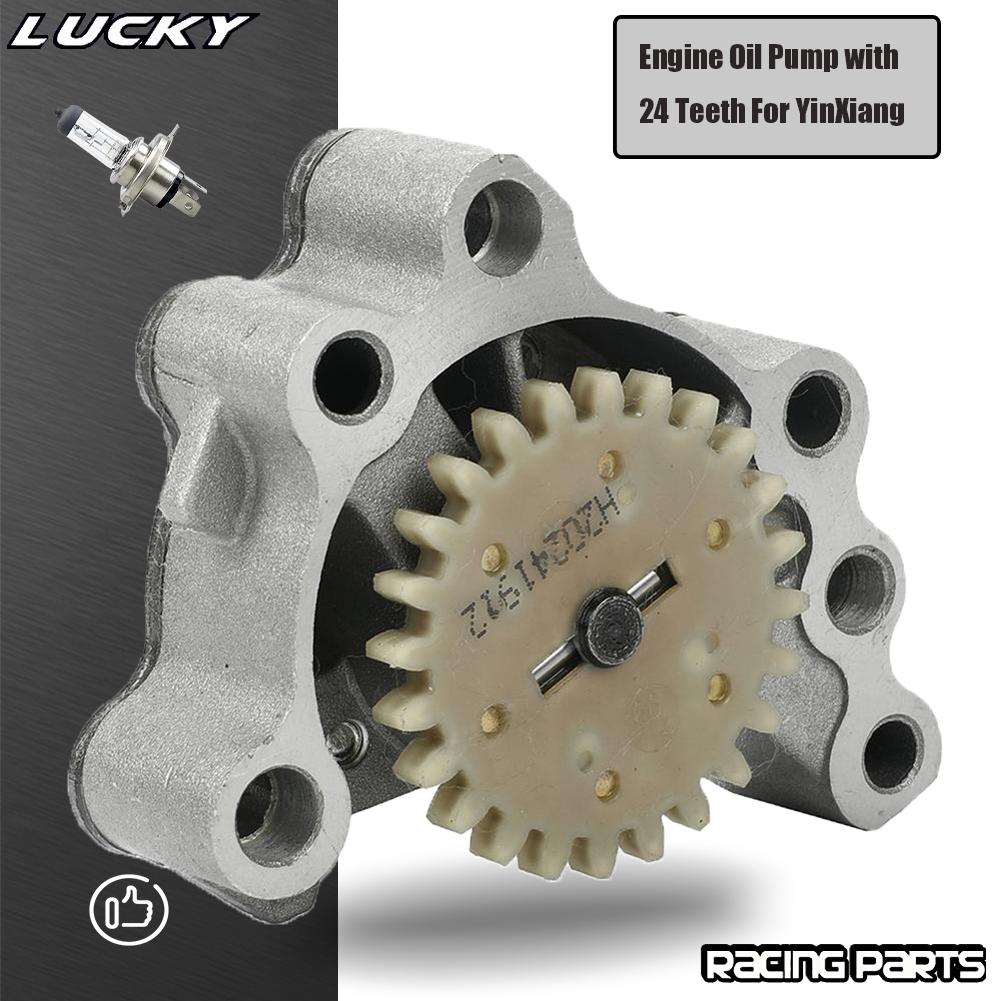 Motorcycle Engine Oil Pump with 24 Teeth For YinXiang YX 140 150 160 140cc 150cc 160cc Engines Dirt Pit Bike Parts