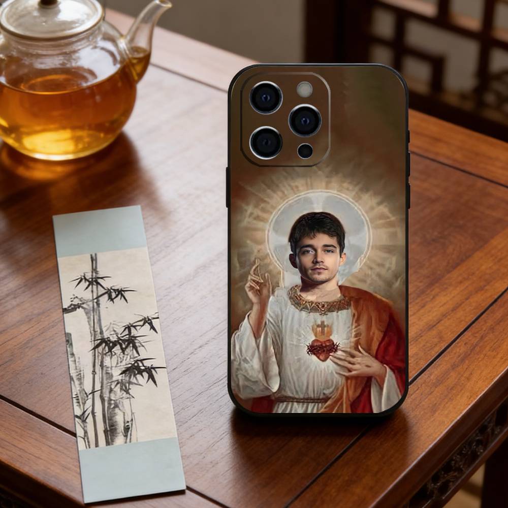 Чехол для телефона C-Charles Leclerc Силиконовый Мягкий Для IPhone 17 16 15 14 13 12 11 X XR Plus Pro Max Plus