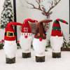 Christmas Gnome Doll Wine Bottle Dress Up Set Christmas Decoration Wine Bottle Dress Up