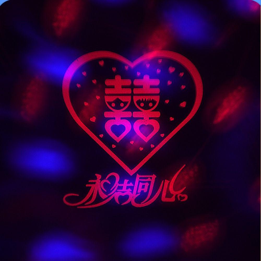 Chinese Character Chinese New Year Rotating Light LED Ball Bulb Lamp  Holiday