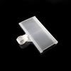 10Pcs Plastic Label Holder Snapon Lockon Plastic Hang Tag High Quality Sign Card Holder  Wire Shelf