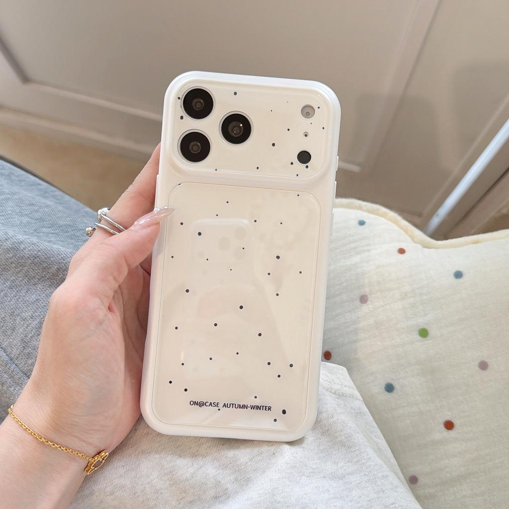 Мелкий свежий горошек подходит для чехла для мобильного телефона Apple 17pro 17promax противоударный чехол 16 чехол с большим окном 15.