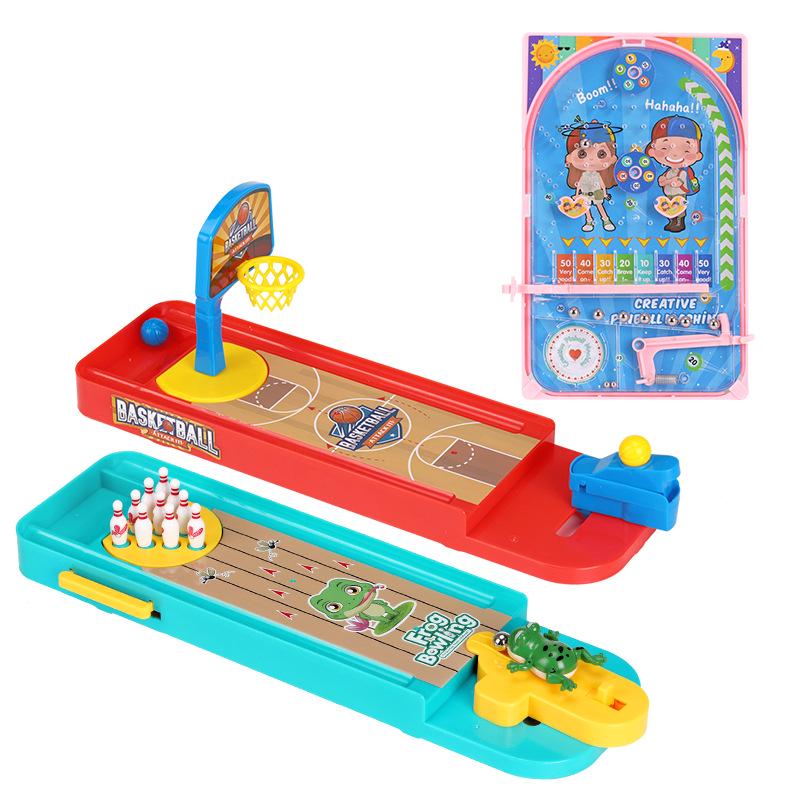 Трансграничная детская образовательная катапульта-лягушка для боулинга и игрушка для пальчикового баскетбола
