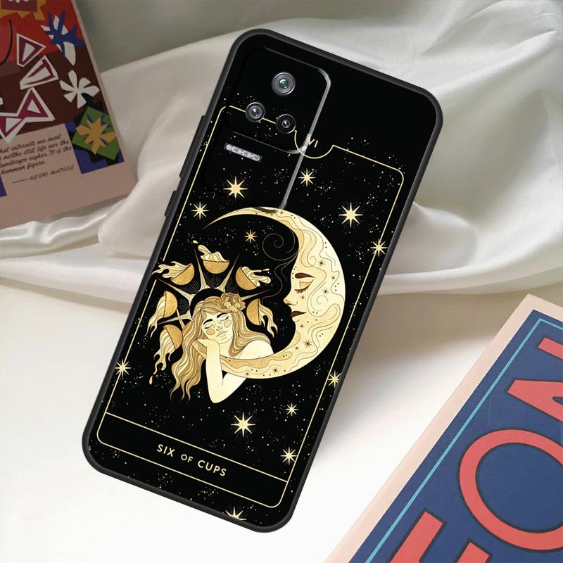 Witches Moon Tarot Mystery Totem Funda For POCO M6 Pro X3 X4 X5 X6 M5s F3 F5 Xiaomi 13T Pro 12T 11T 12 13 Lite 14 Ultra Case