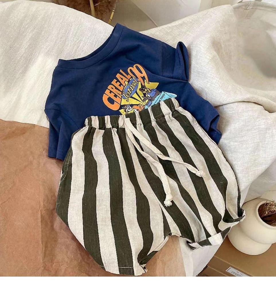 Футболка летняя детская 2024 года с принтом из мультфильмов, хлопковая, с коротким рукавом и круглым вырезом для мальчиков и девочек