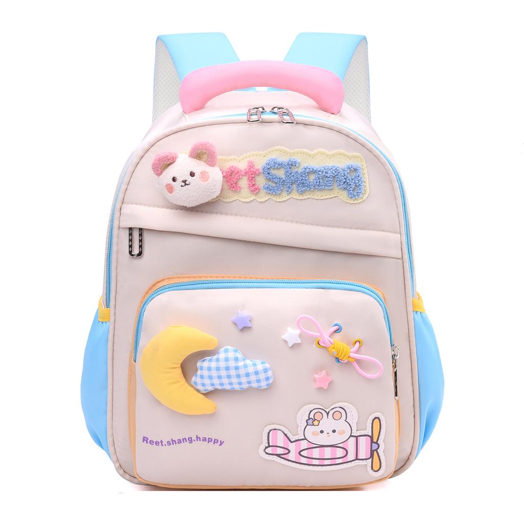 Soft Cute Girl Heart Children'S Backpack Kindergarten Small And Medium Class Baby Schoolbag Light And Comfortable Children'S Backpack