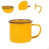 Набор эмалированных кофейных кружек для повседневного использования