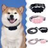 Adjustable Dog Cat Positioning Tracker Collar Cover Bow Tie Pet Leash  For Airtag Tracke