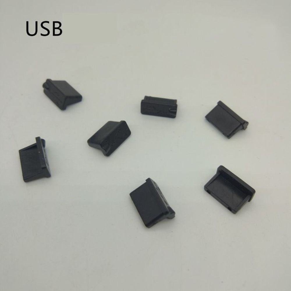 20 шт. 13 X 5 X 8 мм Заглушки для USB-порта (мама) Резиновые Заглушки для USB-порта Пылезащитная крышка