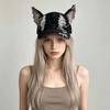 Frayed Edges Baseball Cap Distressed Details Y2k Baseball Cap Wash Baseball Cap  Party Wear