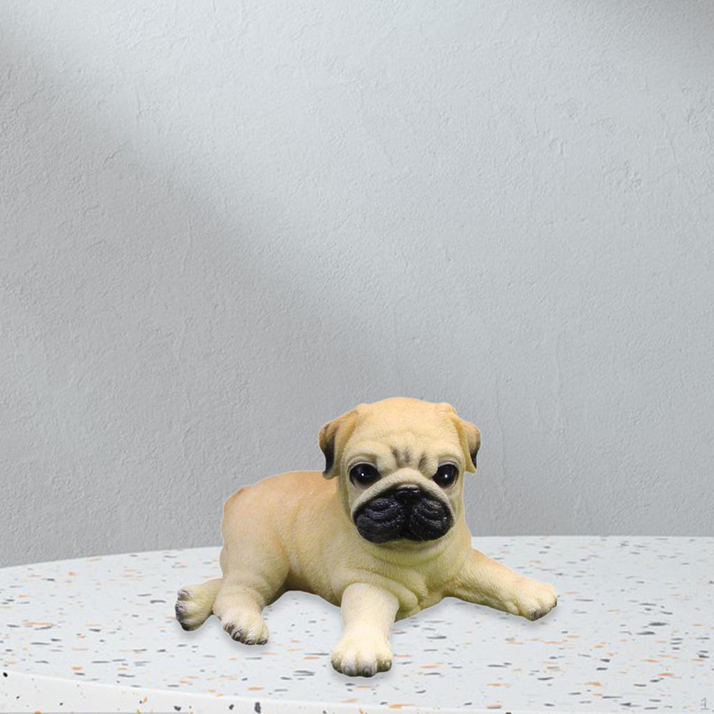 Миниатюрная скульптура собаки для украшения автомобиля и дома