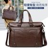 Мужская сумка Emperor Kangaroo Горизонтальная Деловая сумка-портфель Повседневная сумка через плечо Мужская сумка через плечо Мягкая кожа Мужская сумка