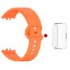 Silicone Strap For Samsung Fit 3 SM-R390 Watchband With Transparent Case Single Color Adjustable Wristband Accessories