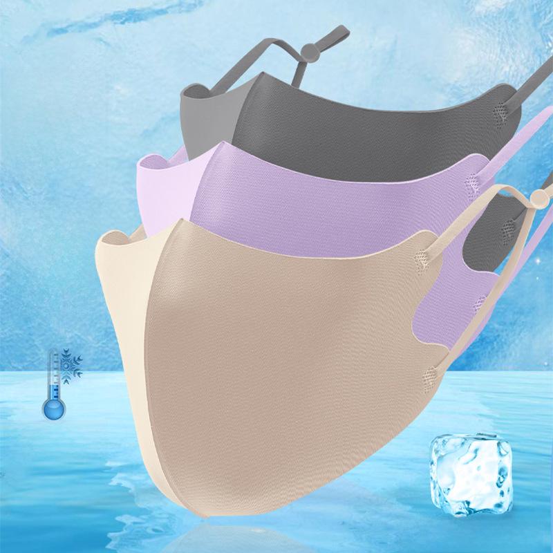 Дышащая солнцезащитная маска Ice Silk с ушными петлями и настраиваемым логотипом