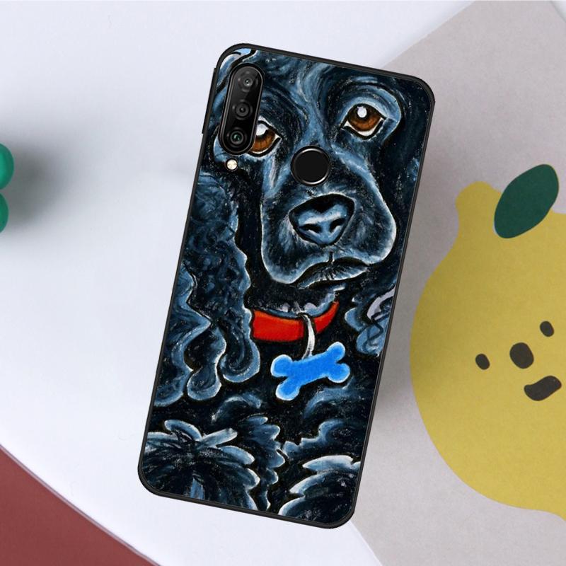 Cartoon Cocker Spaniel For Huawei Nova 12s 12i 11i 8i Y73 Y72 Y61 Y91 Y90 Y70 Y60 9 10 SE P30 P40 Lite P60 Pro Case