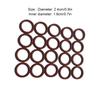 20PCS/Set Replacement for 12AX7 12AU7 12AT7 12BH7 EL84 Tube Damper Silicone Rings Durable Silicone O-Rings