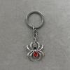 New Geometry Zircon Spider Pendant Necklace Earrings Keychain Trendy Retro Versatile New Gothic Jewelry Gift Wholesale
