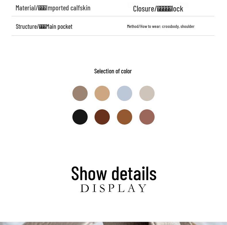 French Luxury Genuine Leather Dumpling Handbag - Retro European & American Design