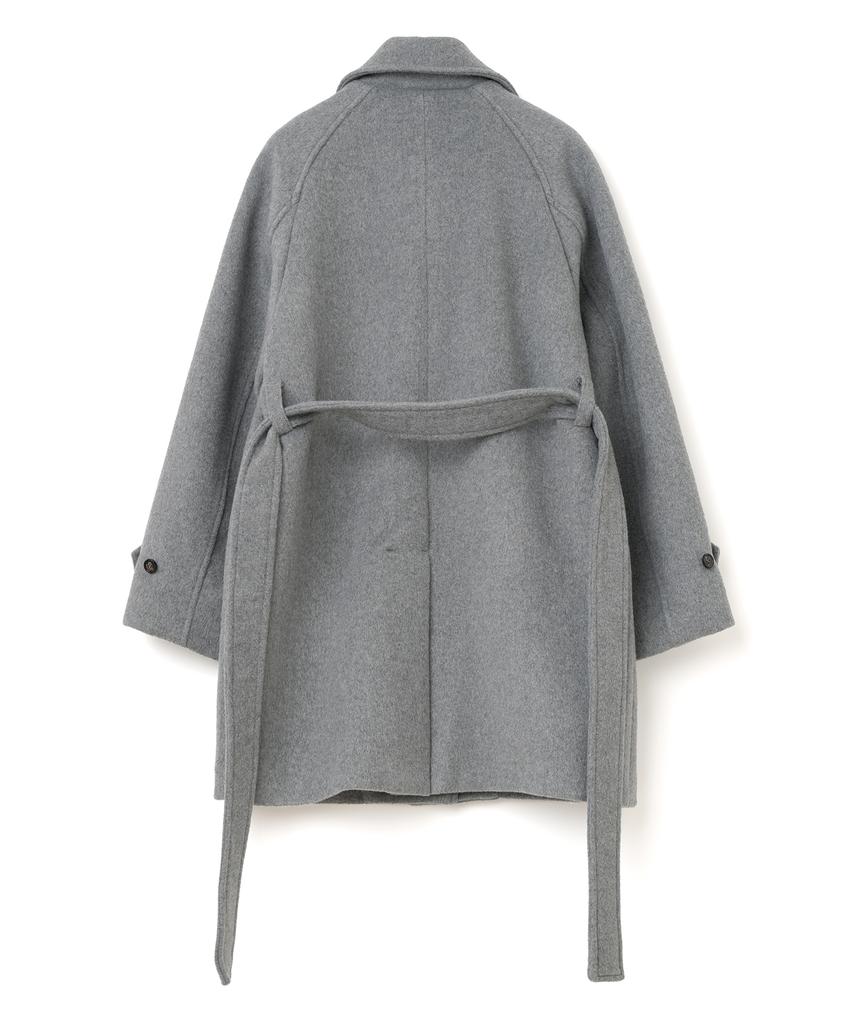 MILLO WOMEN Wool Raglan Half Coat [Grey]